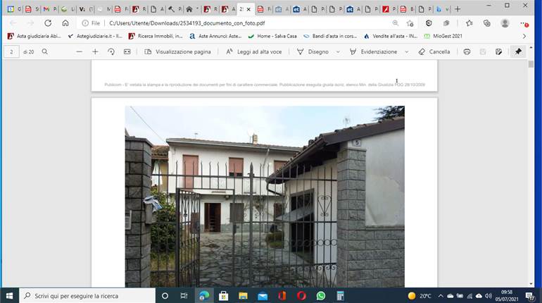 Villetta a schiera all'asta in Vicolo San Martino5