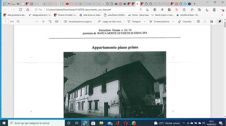 Appartamento all'asta in Via Roma 27.